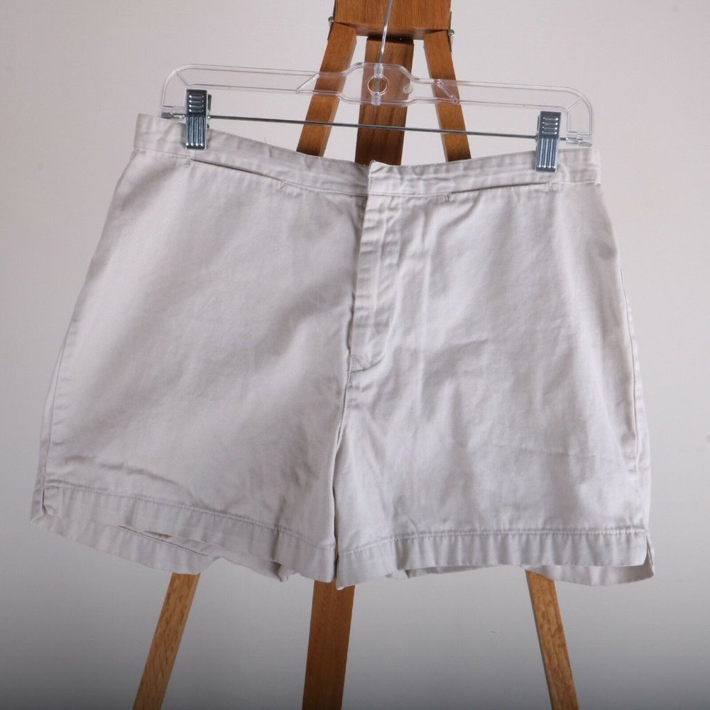 Tommy Hilfiger Khaki Casual Shorts Women's 10 100% Cotton